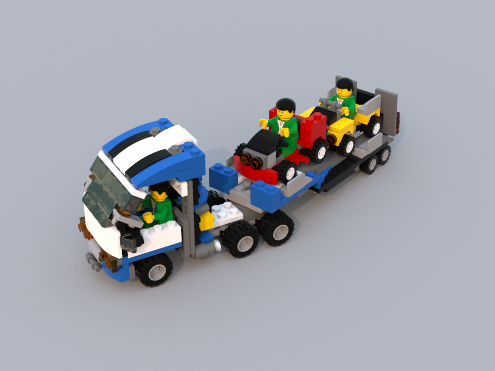 Lego 31033 minifig-scale Truck plus 2 atv's