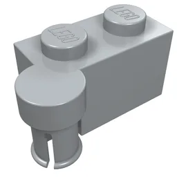 Hinge Brick 1 x 4 [Upper] / Light Bluish Gray