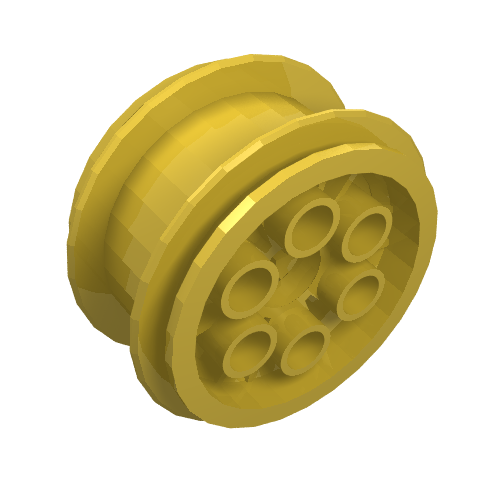 Lego Wheel 20 x 30 Balloon Medium / Yellow