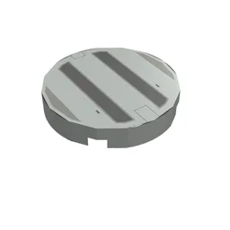 Tile Round 2 x 2 with Sith Infiltrator Print