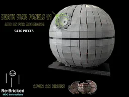 Death Star Panels V1 add on for MOC-234974