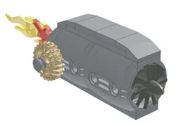 Turbo Engine with Gear Mk2