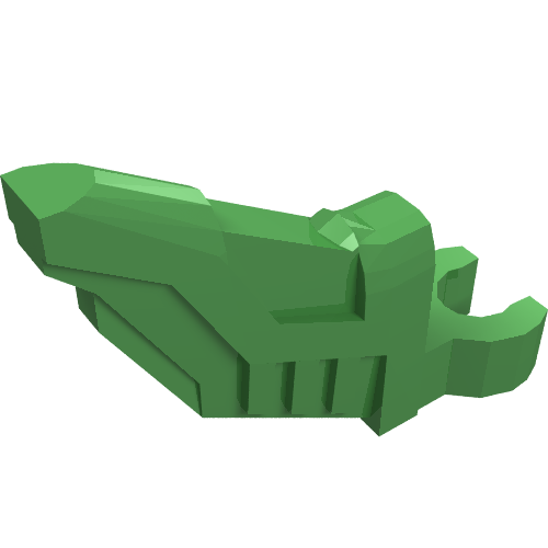 Lego Wing with Clip [Plain] / Bright Green