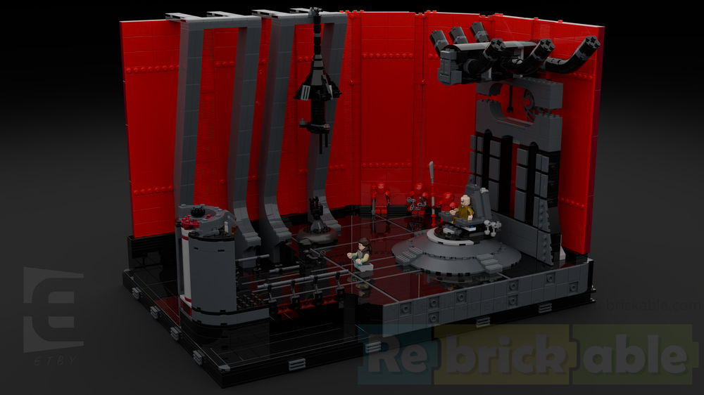 Lego Snoke's Throne Room - 75216 EXPANSION MOD