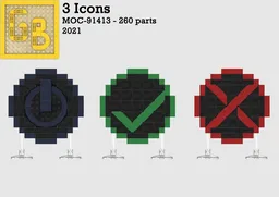 3 icons
