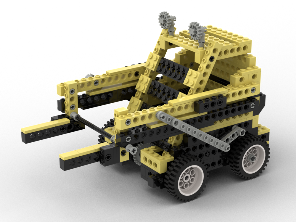 Lego Skid steer with telescoping boom