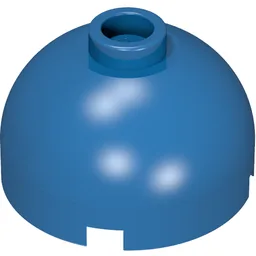 Brick Round 2 x 2 Dome Top, Hollow Stud / Blue