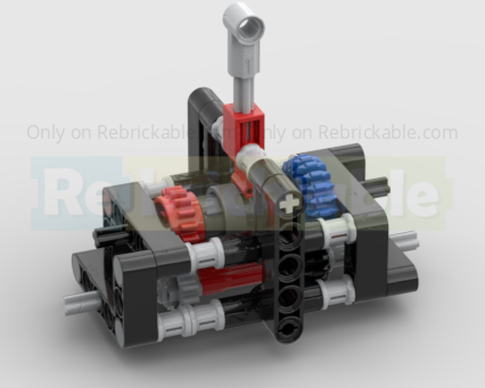 Lego 2 speed gearbox (working)