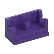 Hinge Brick 1 x 2 Base / Dark Purple
