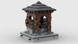 Mini-Medieval-Modulars 19 - "Well House"