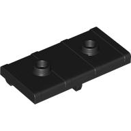 Lego Treasure Chest Lid, Flat with 2 Studs / Black