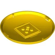Pod, Bottom Cap 9 x 9 x 1 X-Pod / Yellow