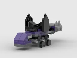 mini stegosaurus from LEGO Marvel set 76204: Black Panther Mech armor