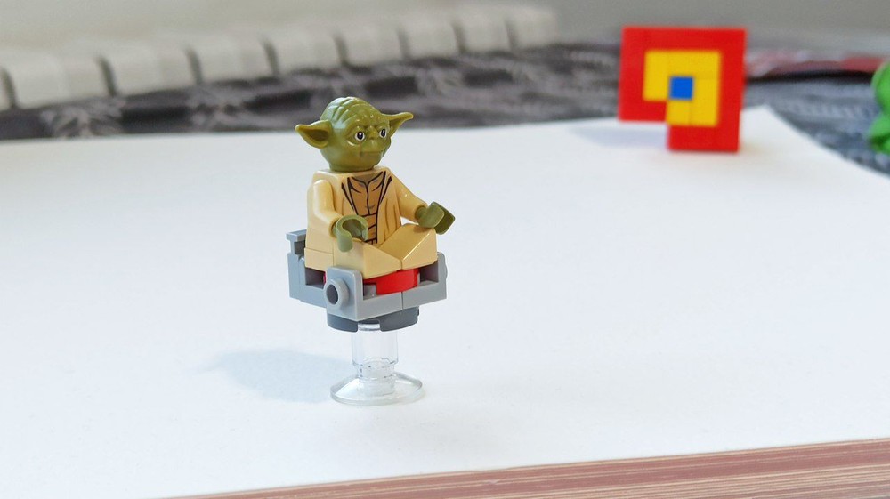 Lego Yoda hover chair