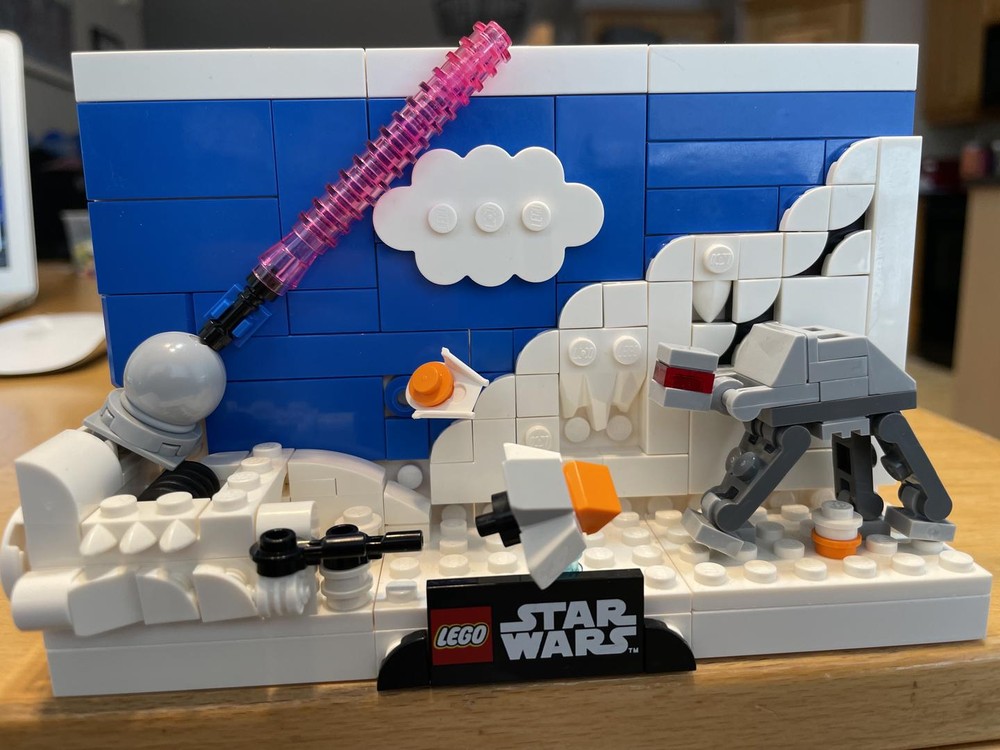 Lego Hoth Postcard