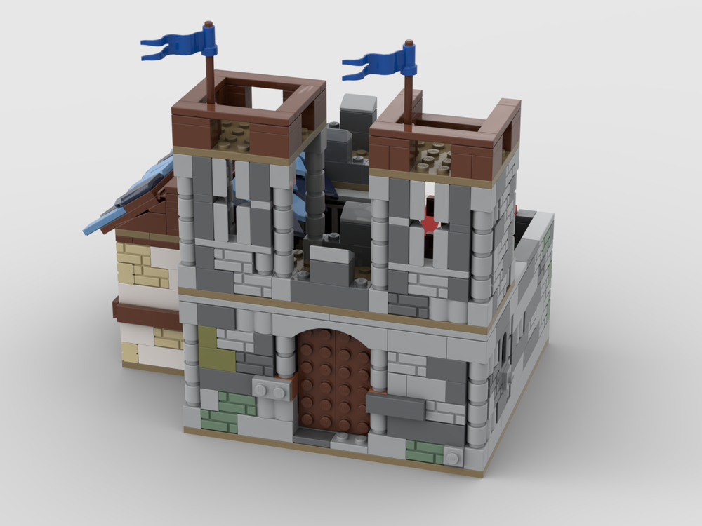 Lego Castle Outpost - 31120 + 21325 Alternate Build