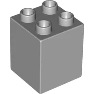 Duplo Brick 2 x 2 x 2 / Light Bluish Gray