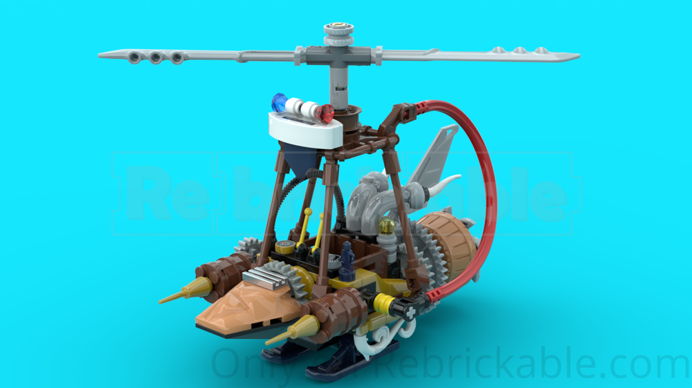 Lego Steampunk Police Copter