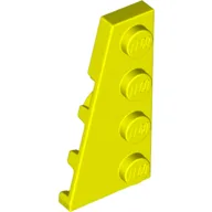 Wedge Plate 4 x 2 Left / Vibrant Yellow