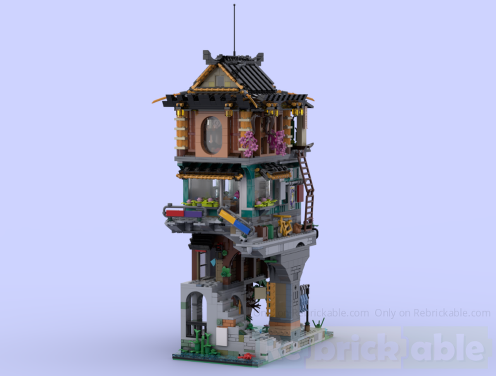 Lego Ninjago City Neighborhood Connection Building