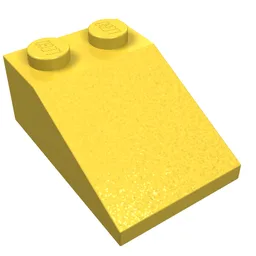 Brick Sloped 33° 3 x 2 / Yellow