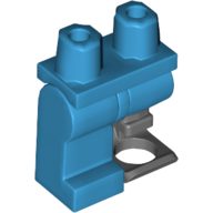 Lego Spring Prosthetic Left Leg, Dark Azure Right Leg and Hips / Dark Azure