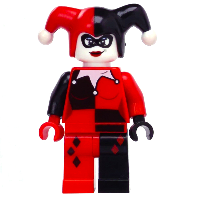 Lego Harley Quinn in Jester Outfit