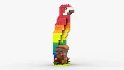 11038 Rainbow parrot