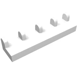 Hinge Tile 1 x 4 / White