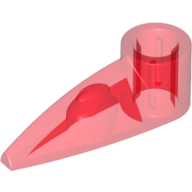 Lego Technic Tooth 1 x 3 with Axle Hole [Rounded Underside]