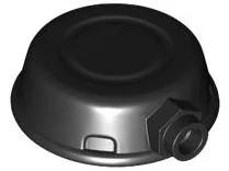 Helmet, Disk Shape with Stud on Front