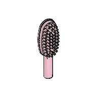 Equipment Hairbrush Short Handle [10mm] / Pink