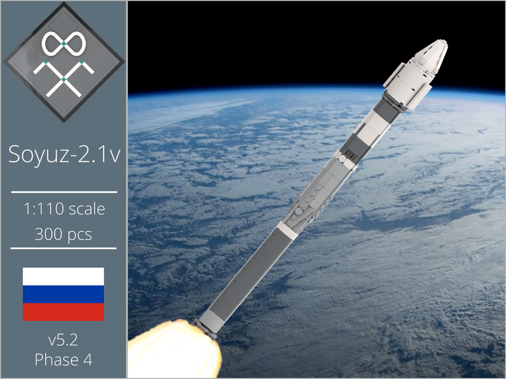 Lego 1:110 Soyuz-2.1v