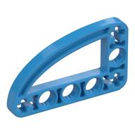Lego Technic Beam 3 x 5 L-Shape with Quarter Ellipse Thin / Dark Azure