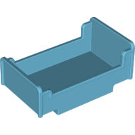 Lego Duplo Bed 3 x 5 x 1 2/3 / Medium Azure
