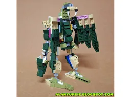 Dragon Megatron (Beast Wars) using set 31121 Crocodile
