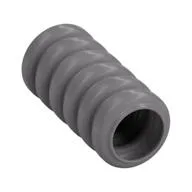 Hose, Ribbed 7mm D. 2L / 1.6cm / Flat Silver