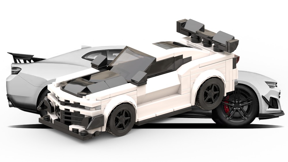 Lego Chevrolet Camaro ZL1 1LE (6 stud wide "old Speed Chamions" scale)