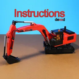 Red Excavator