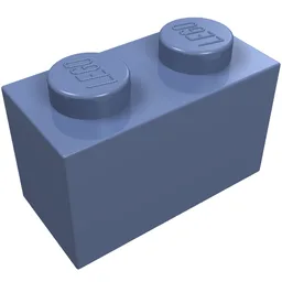 Brick 1 x 2 / Sand Blue