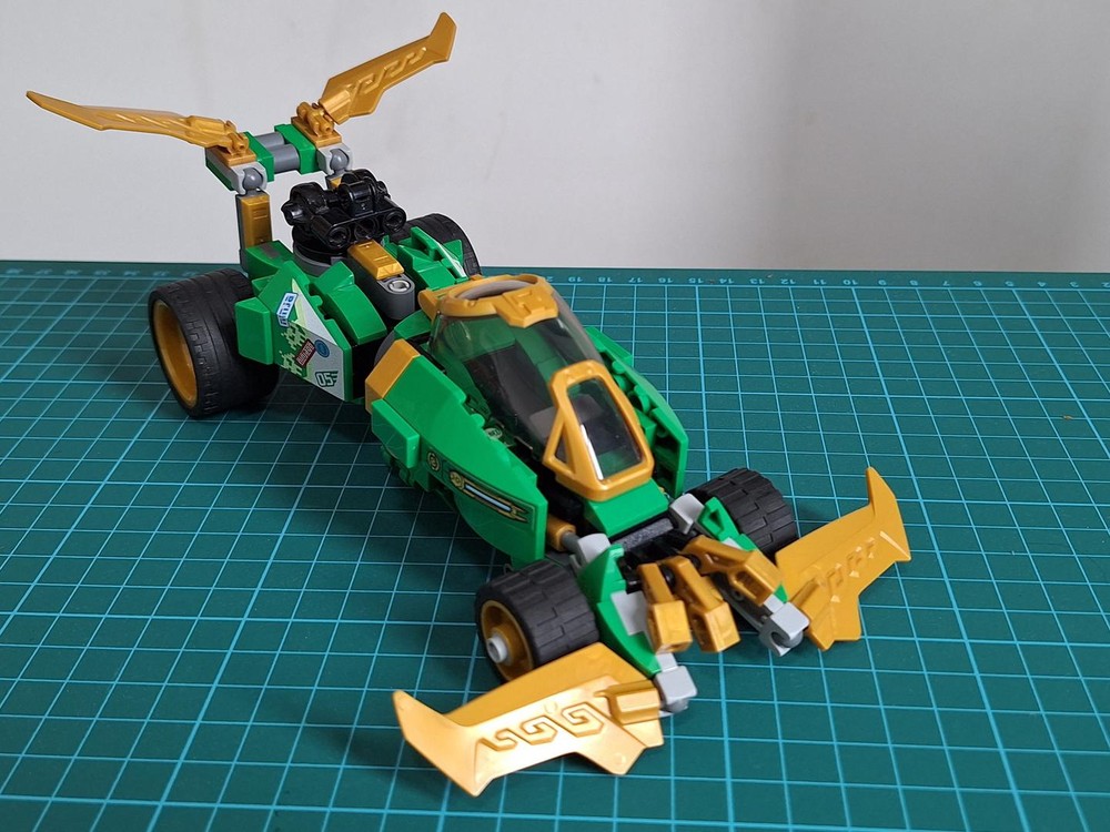 LEGO 71765 Upgraded Ninja Ultra Combo Mech - Part 3 Lloyd's Energy Racer Instructions v2