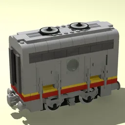 Mini Santa Fe Super Chief B-Unit Locomotive
