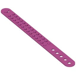 DOTS Bracelet 2 Stud Wide / Magenta