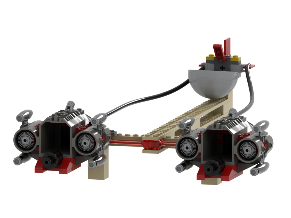Lego Ark 'Bumpy' Roose's Podracer 1999 Retro Style