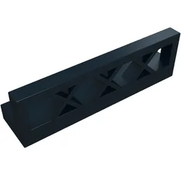 Fence Lattice 1 x 4 x 1 / Black