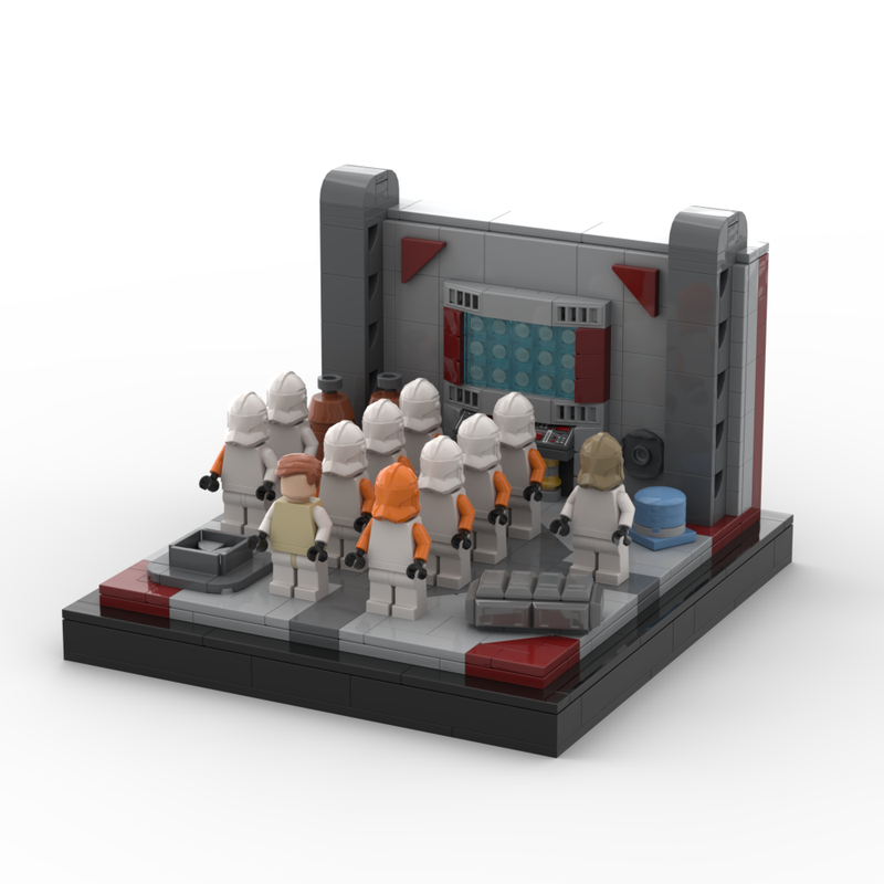 Lego 212th Attack Battalion Clone Display - Republic Terminal