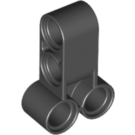 Lego Technic Pin Connector Perpendicular Long / Black