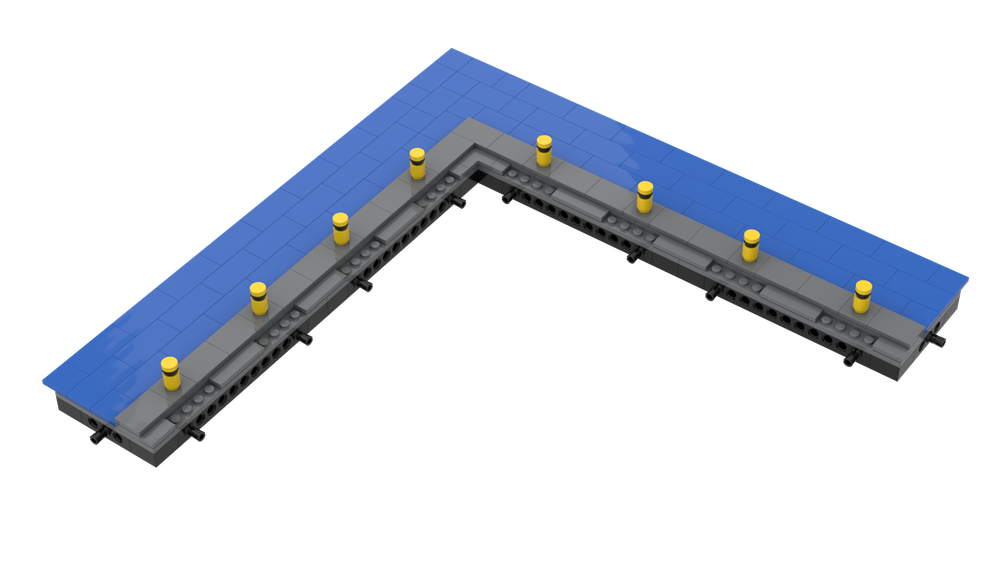 Lego Brick Builders Road System Bikelane Outer Corner