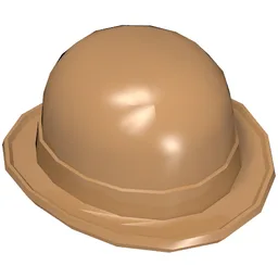 Hat, Bowler / Medium Nougat