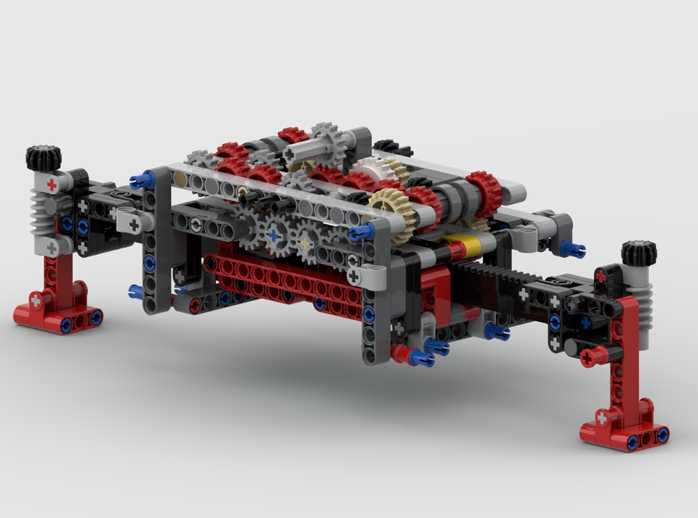 Lego 42043 Arocs outriggers without 18942+18940
